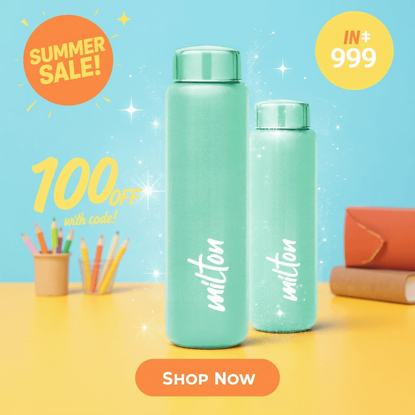 Ad for a milton bottle