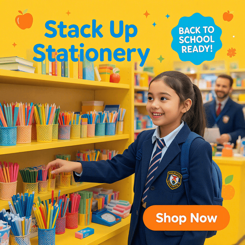 Ad for a stationary brand